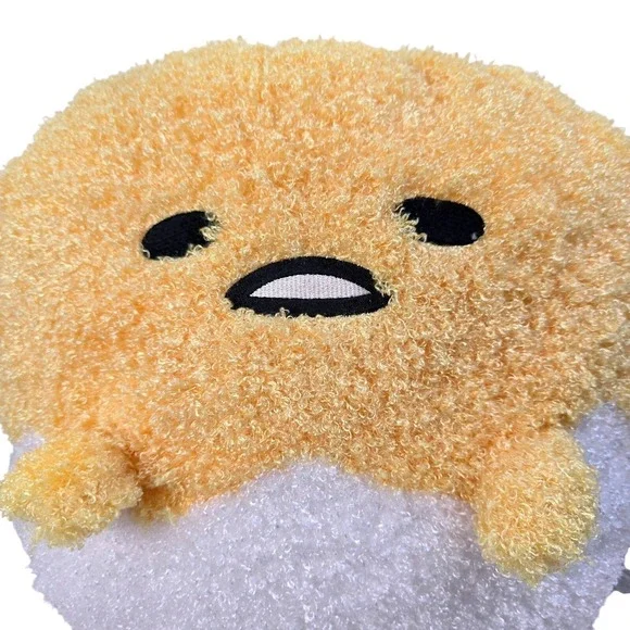 GUND Sanrio Gudetama Deluxe Egg In Shell 17" Plush The Lazy Egg NWT #6054303 - Picture 2 of 9